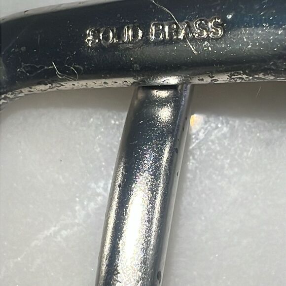 Nautica Braided Men’s Genuine Leather Belt Brown Silver Tone 34 & Black Studded - Picture 14 of 15